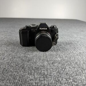 Konica FS-1 35mm SLR Film Camera Black Hexanon AR 50mm‎ F1.7 Lens Japan